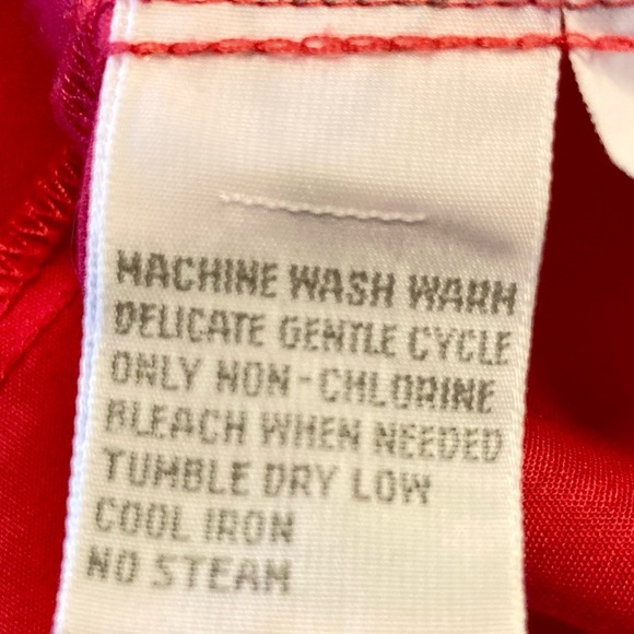 Foxcroft Red Wrinkle-Free Shirt - Picture 7 of 8